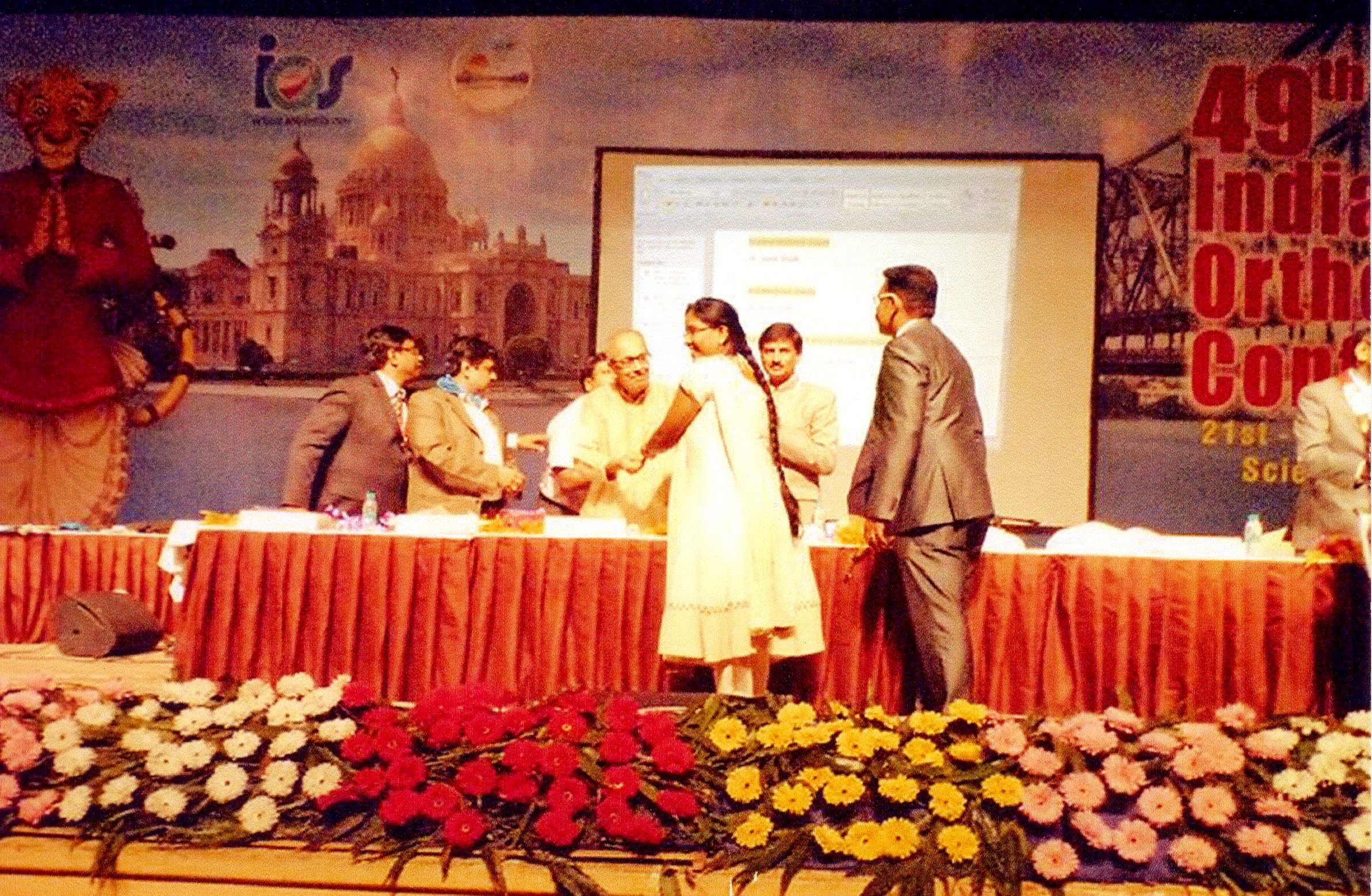 Dr. Mane Swati post graduate student recived Dr. J. G. Kannapan National award for the best dissertation